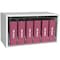 Omnimed Cubical Storage Rack with Locking Panel Holds 6 Binders up to 3.5" D 266006_010 - alternate 1